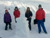 Snøskulptur